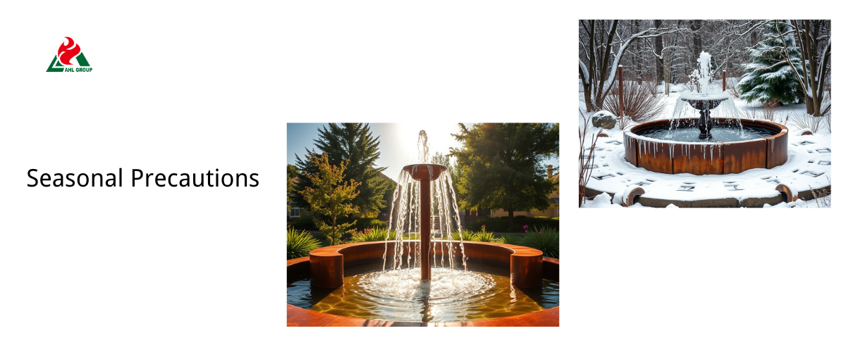 Seasonal Precautions of Outdoor Water Fountain